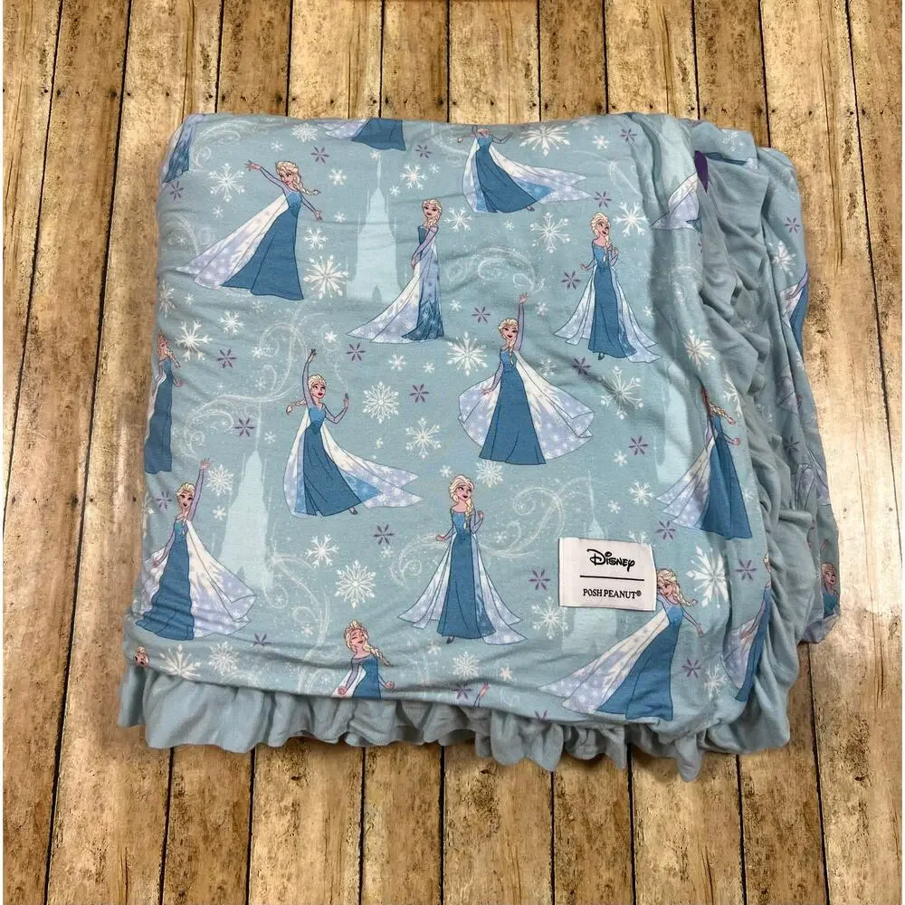 Posh Peanut Disney Frozen Elsa Luxe Patoo Bamboo Blanket 60x60